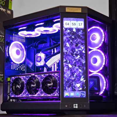 "The Amethyst" Hyte Y70 Touch PC (Ryzen 7 9800X3D + RTX 4070Ti SUPER)