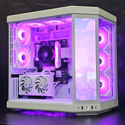"Peachy" 5060 White Gaming PC (Ryzen 5 8400F + RTX 5060)