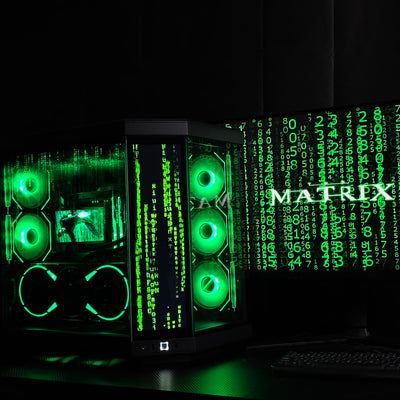 "The Matrix" Themed Gaming PC (Ryzen 7 9850X3D + RTX 5080)