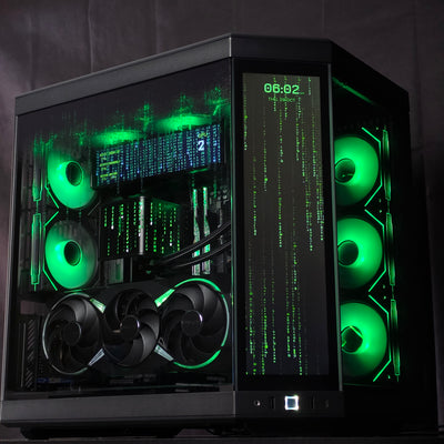 "The Matrix" Themed Gaming PC (Ryzen 7 9850X3D + RTX 5080)