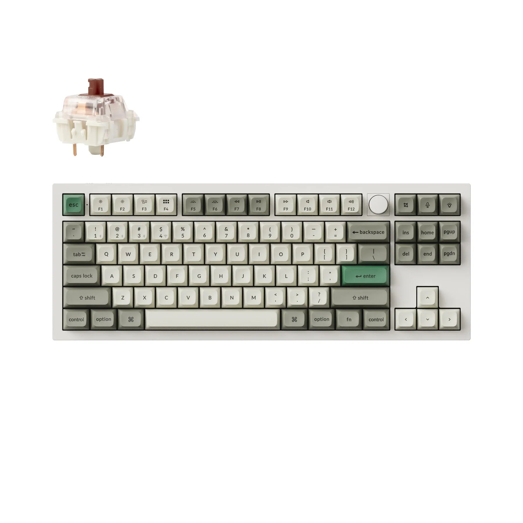 Keychron Q3 Max QMK/VIA Wireless Custom Mechanical Keyboard Keychron