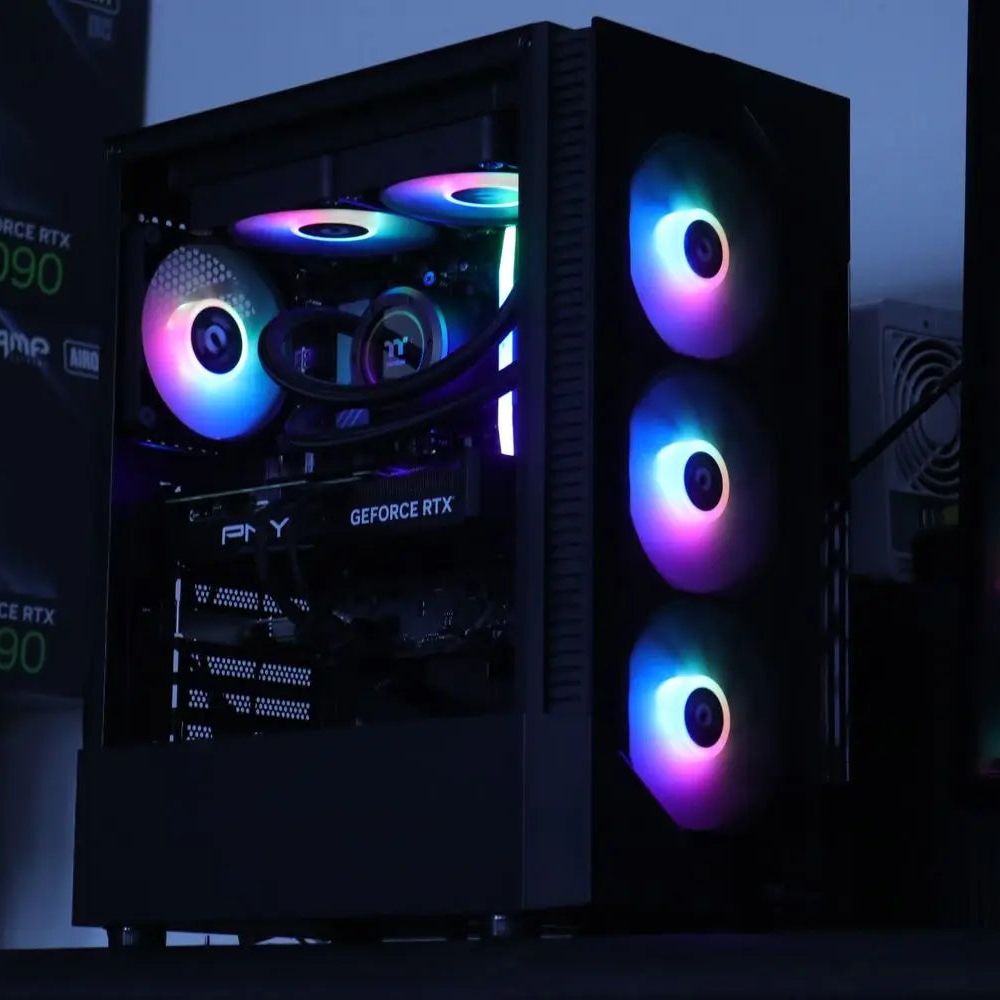 LCC Design Budget Black RGB PC (Ryzen 5 8600G) – Lakes Custom Computers