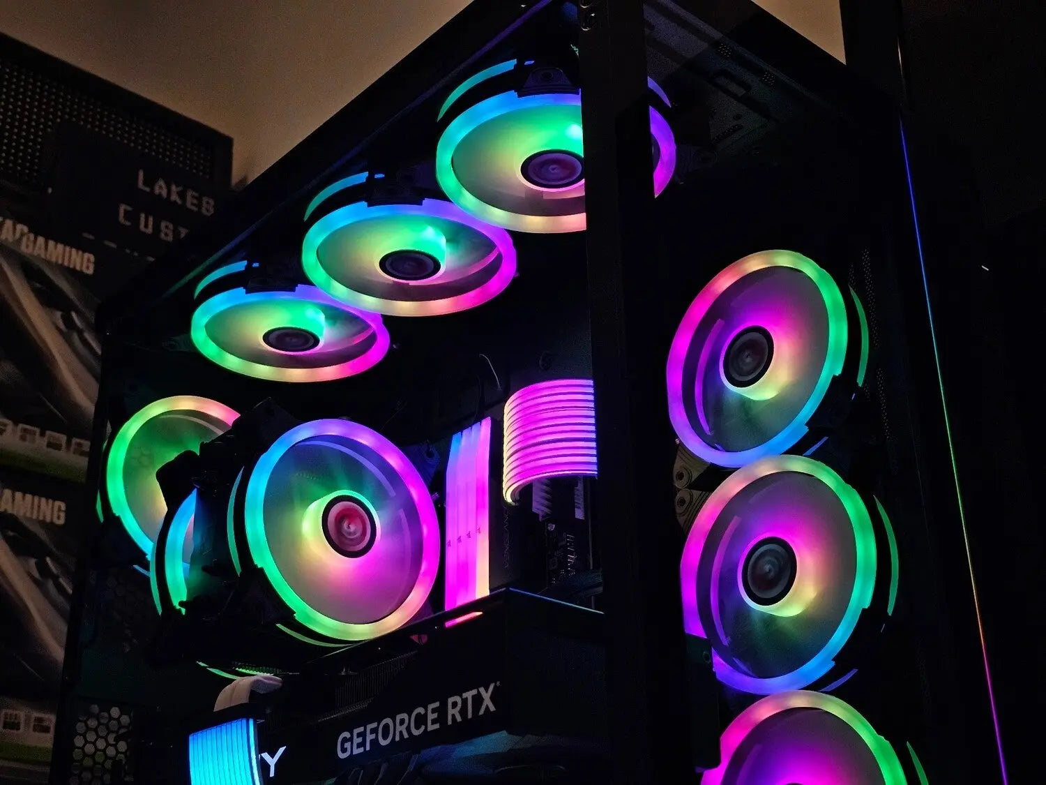 Mathew's Lian Li RGB Rig (Ryzen 7 7800X3D + RTX 5070Ti) – Lakes Custom ...