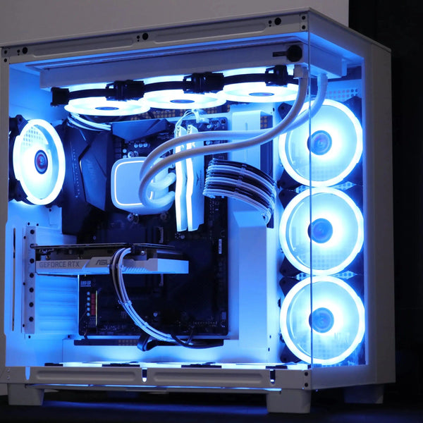 Montana's H9 White Rig (Ryzen 5600X RTX 5060) – Lakes Custom