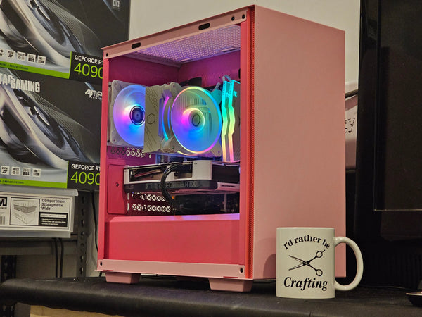 Ramonas Pink PC (i5 13400F + RTX 4060ti) - Lakes Custom Computers