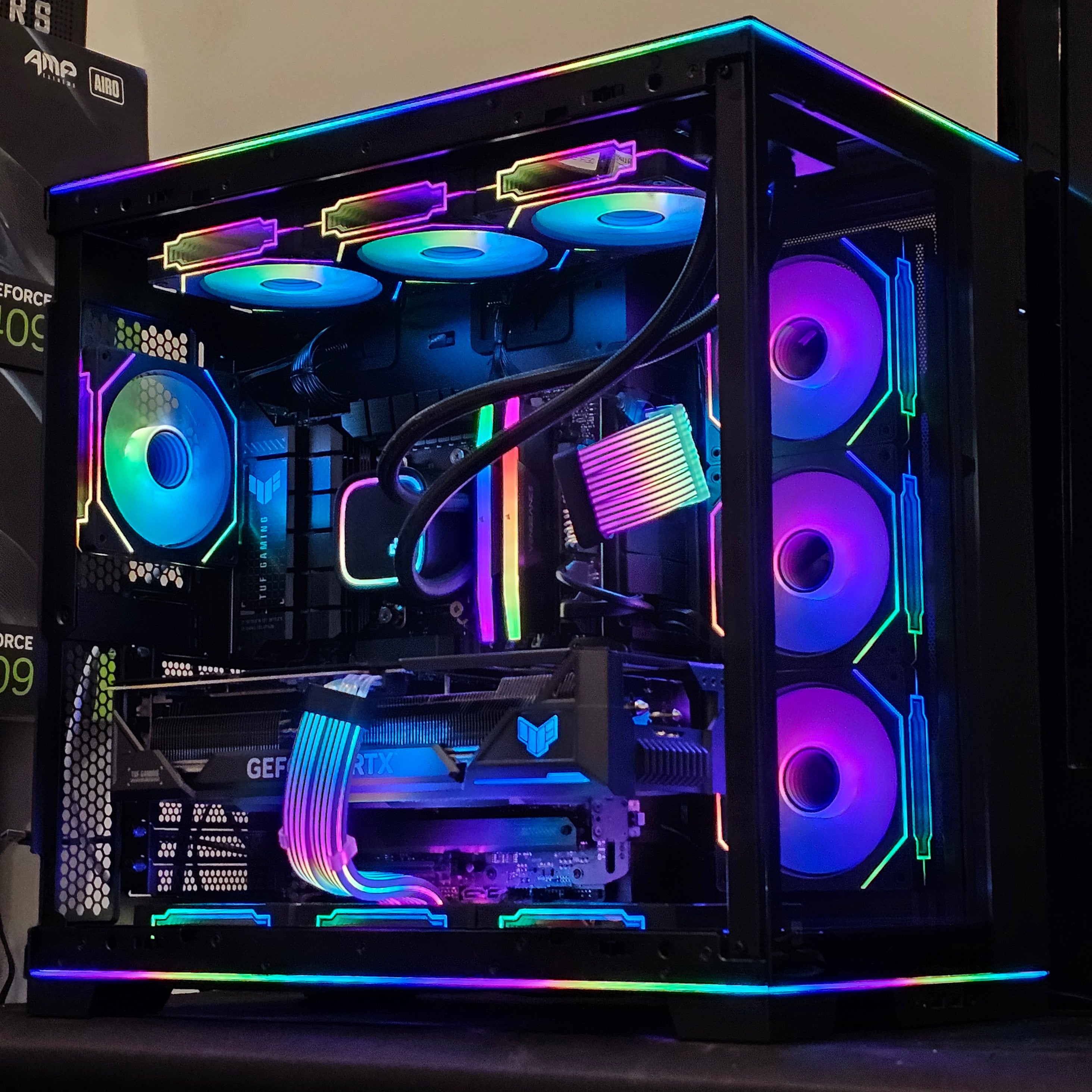 LCC Design RGB EVO PC (Ryzen 7 7800X3D + RTX 4080 SUPER) Lakes Custom Computers